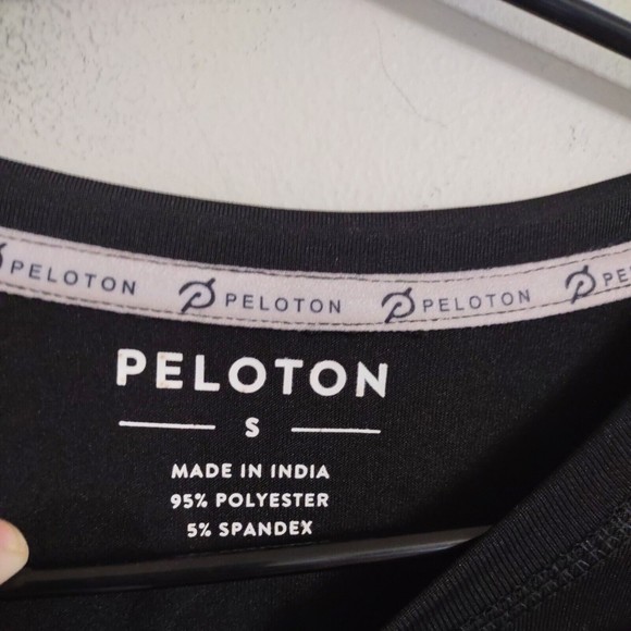 Peloton 100 Rides Century Black Short Sleeve T-Shirt | Size Small - Picture 2 of 7